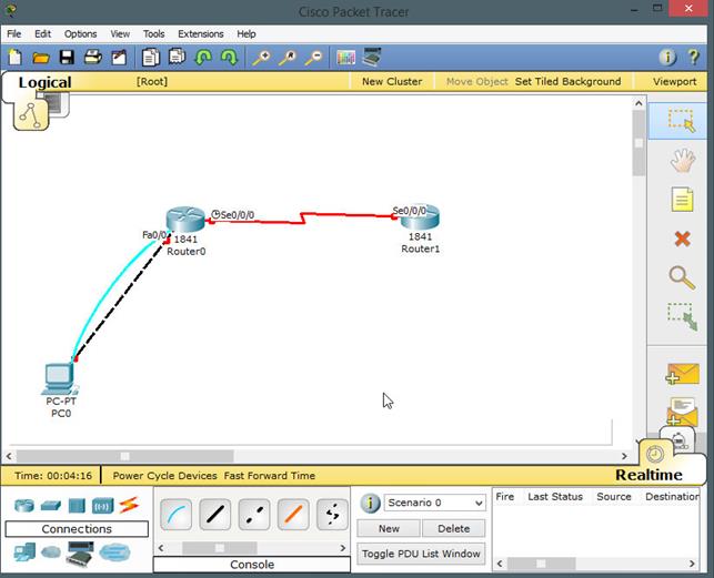 router configuration in cisco packet tracer